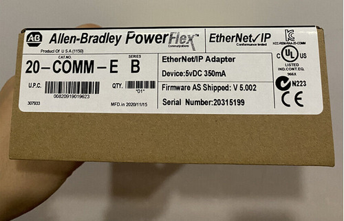 20-comm-e Allen-bradley Powerflex Ethernet/ip Adaptor 20 Vvh