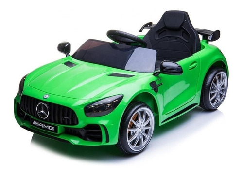 Auto a batería para niños ImportComers Mercedes Benz GTR 2020  color verde 220V