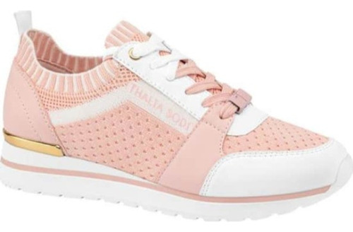 Tenis Urbano Cuña Thalia Sodi 6001 Rosa Mujer