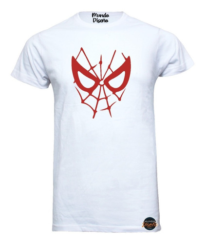 Poleras Para Hombre Avengers Spiderman Rostro! 100% Algodón!