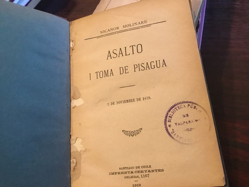 Asalto Toma De Pisagua Guerra Pacífico Molinare 1912 Dibujos