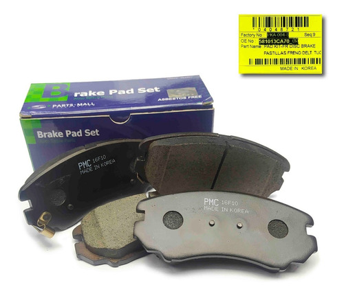 Imagen 1 de 2 de Pastillas Delanteras Kia Sportage 2008 2009 2010 Original