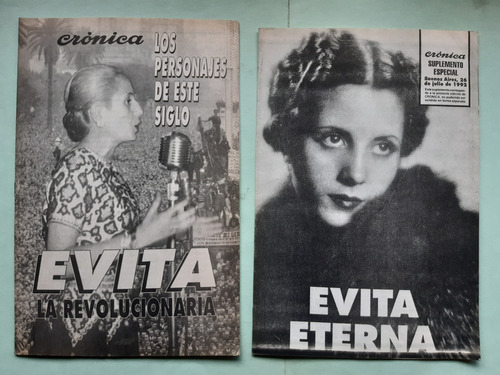 2 Suples Crónica / Evita Eterna - Evita Revolucionaria