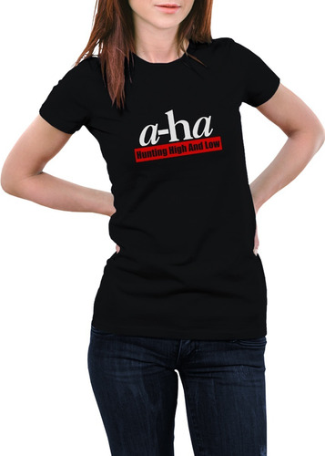 Camiseta Feminina Banda A-ha Show Tour Take On Me Musica 4