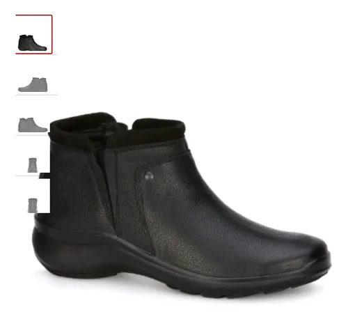 Botines Andrea De Piel Confort Super Agradabl Y C modo Saldo
