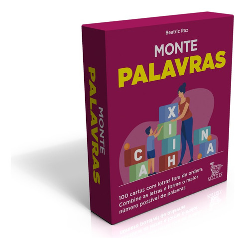 Monte palavras: 100 cartas com letras fora de ordem. Combine as letras e forme o maior número possível de palavras., de Raz, Beatriz. Editorial Editora Urbana Ltda em português, 2021