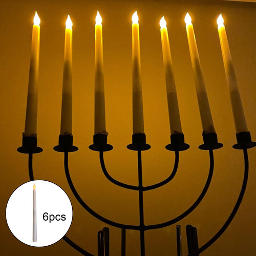 Velas Led Sin Llama De 6 Piezas Luces De Té Led Para El