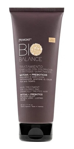 Tratamiento Bio Balance Primont Matcha Y Prebióticos 220ml 