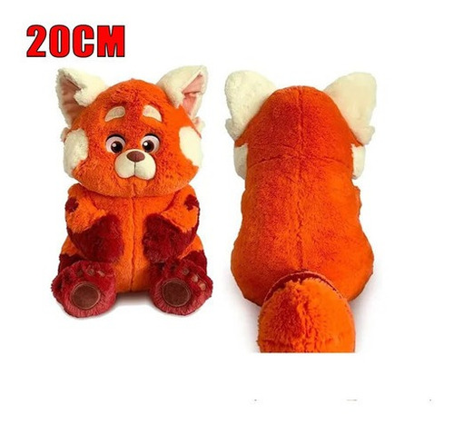 1 Muñeca De Peluche De Panda Rojo Con Animales Rojos Regalo