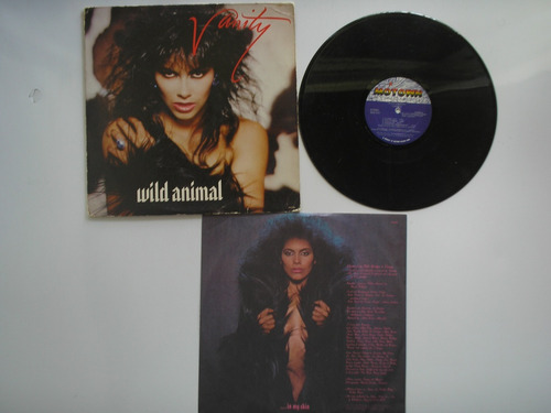 Lp Vinilo Vanity Wild Animal Printed Usa 1984