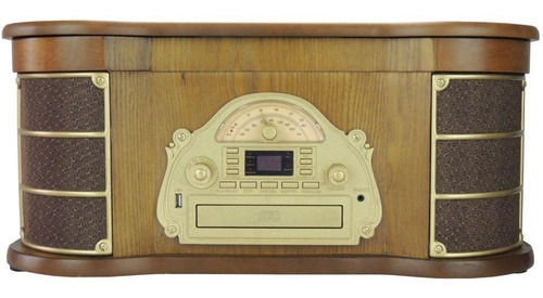 Imagem 1 de 6 de Rádio Benoá Tr-w172 Retrô Am Fm Usb C Cd Fita E Disco