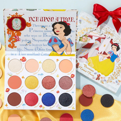 Colourpop Paleta De 12 Sombras - Modelo Color De La Sombra Snow White Dreams Come True