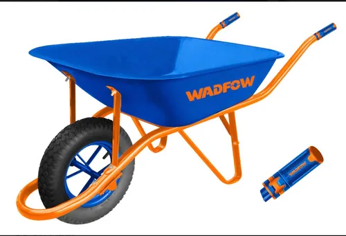 Carretilla 65l 130kgrs Rueda Neumática Azul