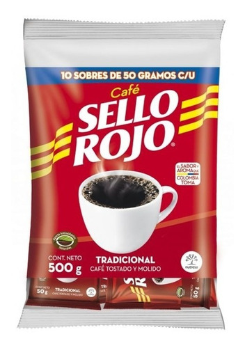 Café Sello Rojo Sobres *10und - g a $42