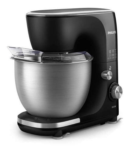 Imagen 2 de 4 de Batidora de pie Philips 7000 Series HR7922 negra 220 V