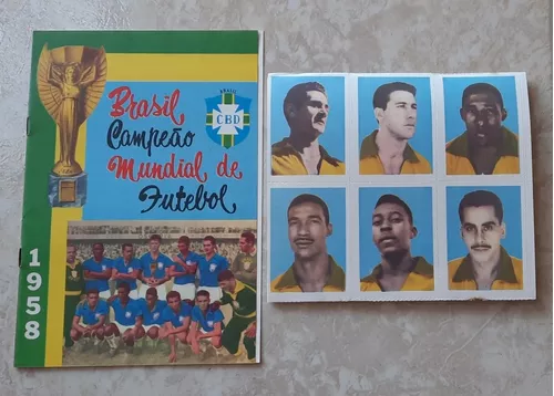 Álbum de Figurinhas - BRASIL CAMPEÃO MUNDIAL DE FUTEBOL