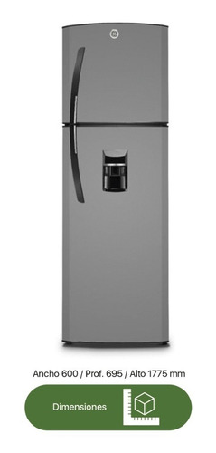 Heladera no frost General Electric RGA 300 FBML inox con freezer 292L 220V
