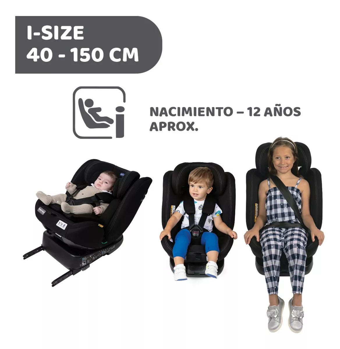 Primera imagen para búsqueda de butaca bebe chicco unico plus giro 360 isofix 0 a 36 kg