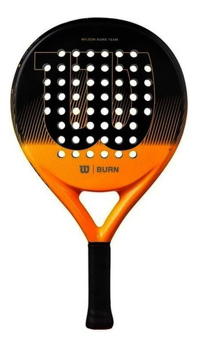 Pala Padel Burn Team Wilson Color Naranja/negro