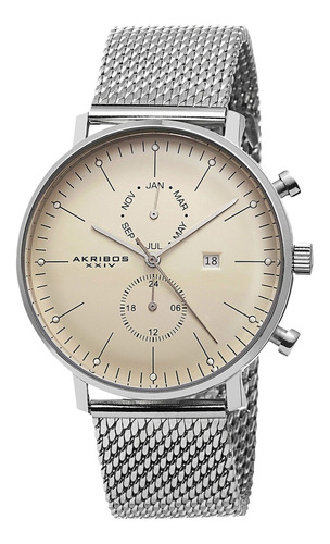 Reloj Para Hombre Akribos Xxiv Ak685ss De Cuarzo Banda En