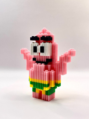 Juguetes Armar Patricio De Bob Esponja Bloques Construcción