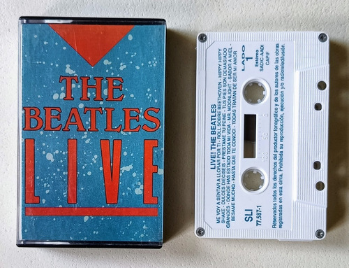 The Beatles Live Cassette Nacional 10 Puntos Star Club