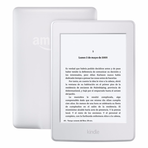 Kindle Paperwhite Wifi 3g Contra El Agua Y Con Luz Trasera