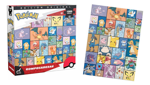 Rompecabezas Pokemon 1000 Piezas Edicion Coleccionable