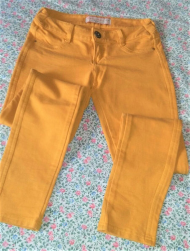 Pantalón Jeans Stretch Moztaza Para Niña, Talla S