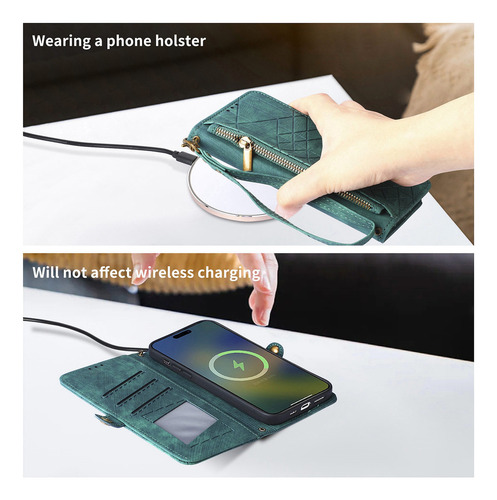 Funda De Piel Tipo Cartera Para Honor X8c X8b X8a