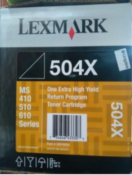 Cartucho Recargado Impresora Laser Lexmark Ms410d 504x 510