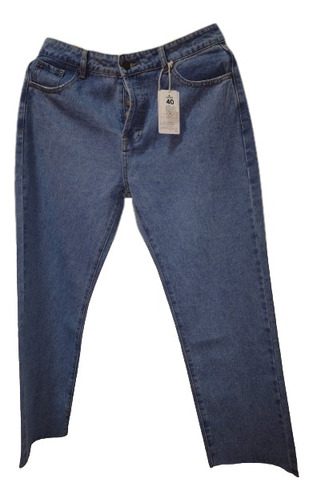 Jean Straight Recto C/ Botones T40