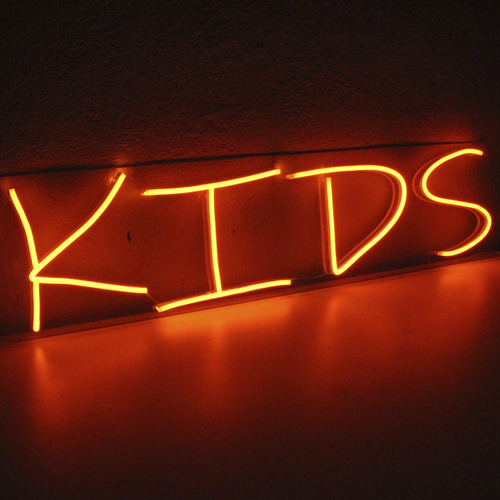Placa Luminoso Letreiro Led Neon Kids 80x17 Buffet Infantil