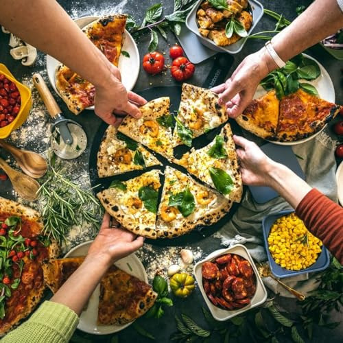 Babadoh Juego De 2 Tablas Para Servir Pizza