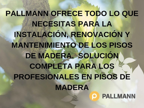 Pegamento - Adhesivo Para Pisos De Madera Pallmann P4 - 16kg