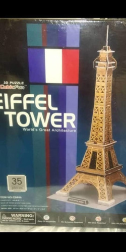 Torre Eifel Para Armar Mayor Y Detal