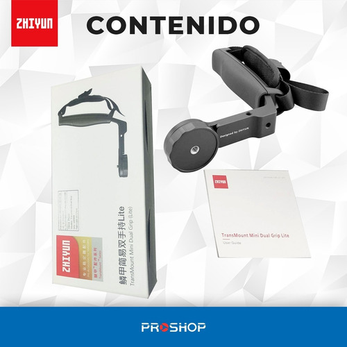 Imagen 10 de 10 de Accesorio Transmount Dual Grip Soporte Gimbal Mango !