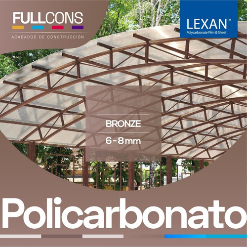 Imagen 7 de 10 de Policarbonato Translucido Tejas Pvc Alucobond