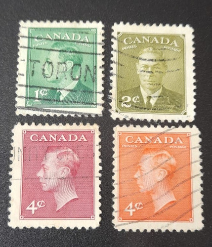 Sello Postal Canadá - Jorge Vi 1946