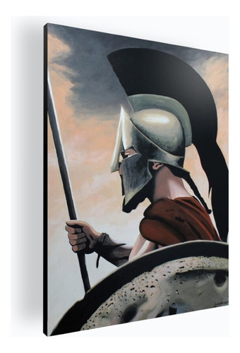 Cuadro Decorativo Moderno Mural Leonidas Sparta 84x118 Mdf Color N/a Armazón N/a