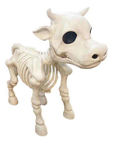 Estatua Decorativa De Resina Con Forma De Esqueleto De Vaca
