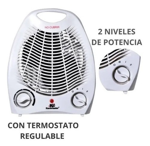 Imagen 5 de 8 de Calefactor Electrico Convector Estufa 2 Años De Garantia