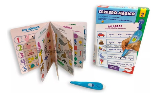 Juego Cerebro Mágico -libro Didáctico C/ Lapiz Electrónico 2