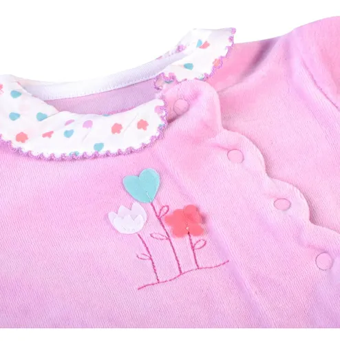 Osito Plush Bebé Niña Lavanda Pillin