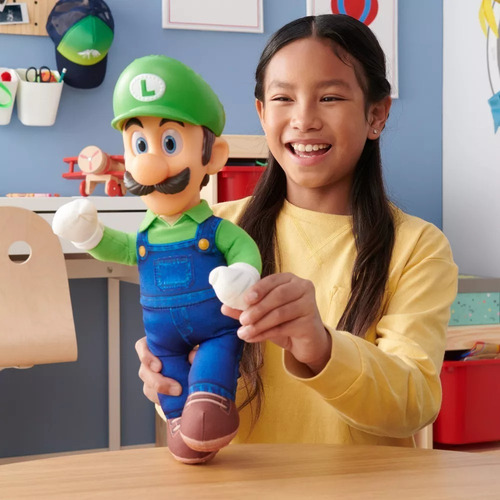 Super Mario Bros. La Pelicula: Peluche Articulado [luigi