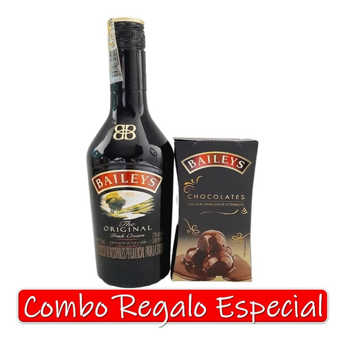 Imagen 1 de 1 de Combo Regalo Baileys Licor Crema De Whisky Y Chocolates