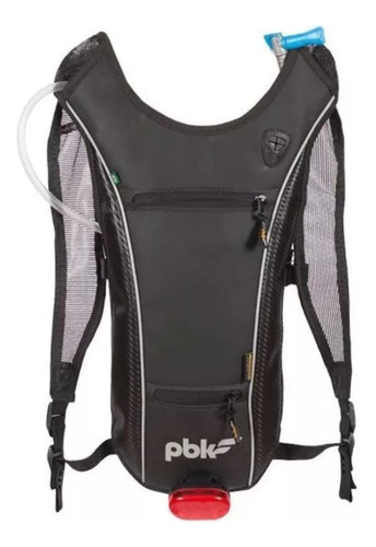 Mochila passeio Pro Bike Hydrat Titanium cor preto 2L