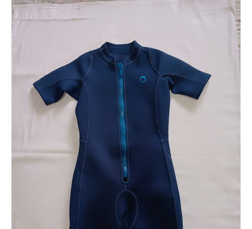 Traje De Neopreno 2mm, Niño De 8-10 Años, Marca Subea, Azul