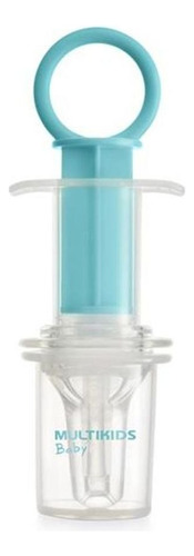 Dosador De Remédio Para Bebê 2 Em 1 Safe Baby Multikids Baby Cor Azul - BB1071