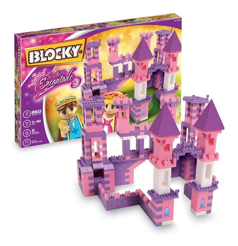 Blocky Princesa Castillo Encantado 860 Piezas Mundo Manias